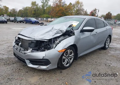 2018 Honda Civic Lx из США, поврежденный, VIN 19XFC2F54JE020597